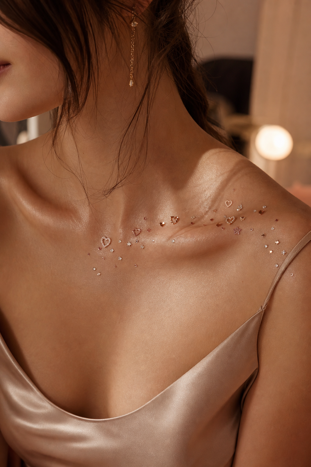Rose Collarbone Chain Sheet